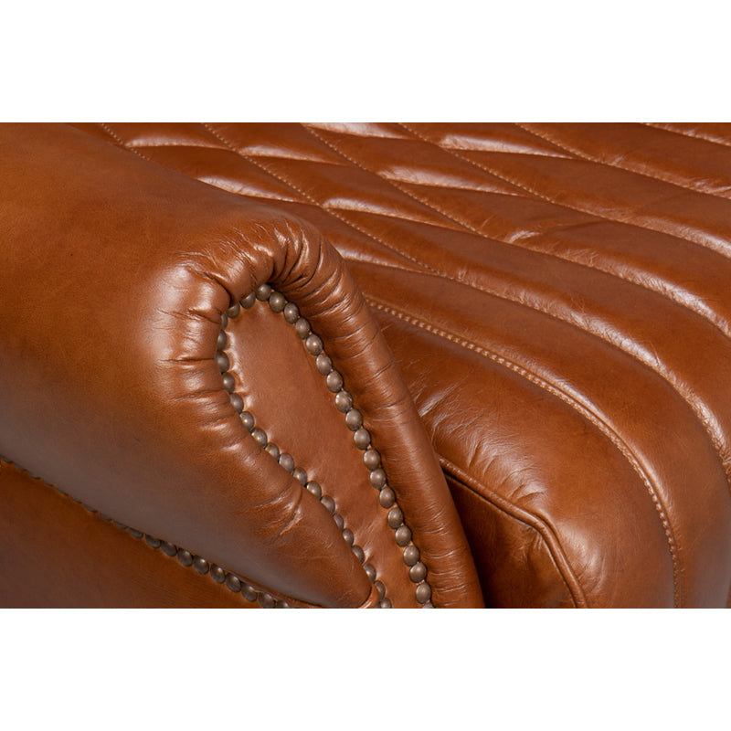 Bugatti Leather Swivel Chair