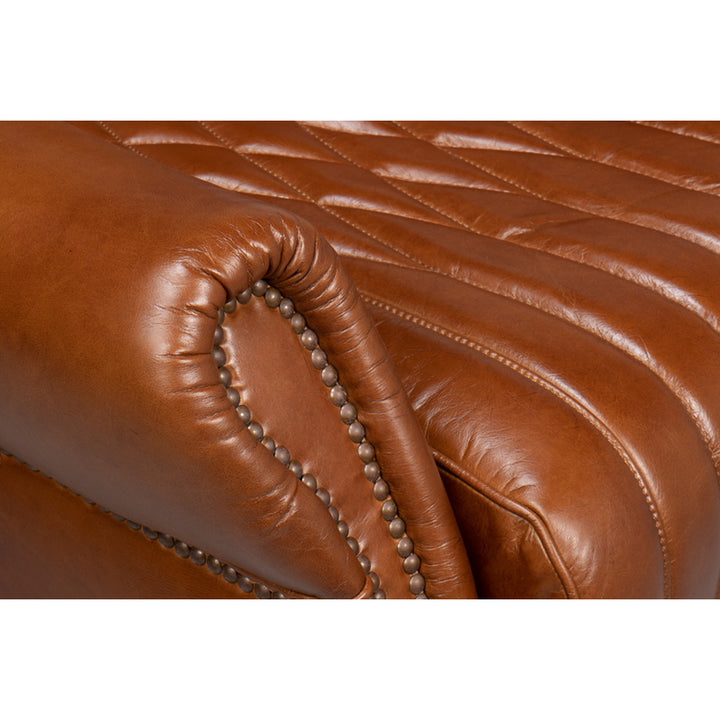 Bugatti Leather Swivel Chair