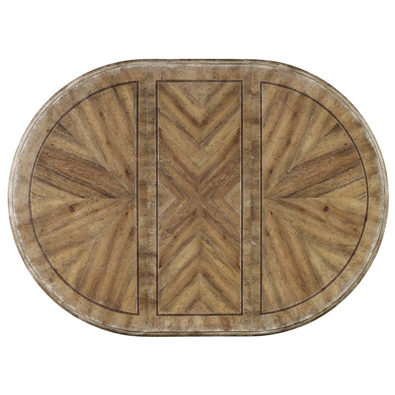 Chatelet - Round Dining Table With One 20" Leaf - Paris Vintage