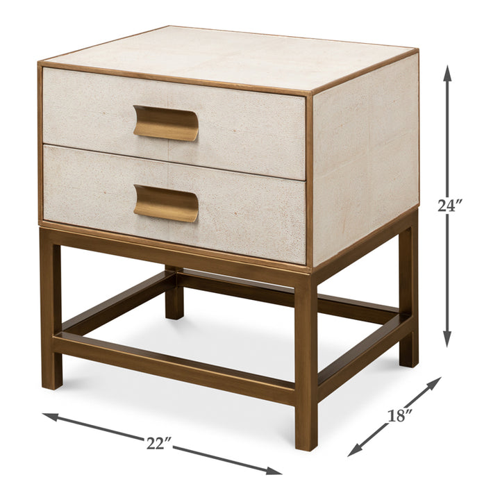 Gideon Shagreen Side Table