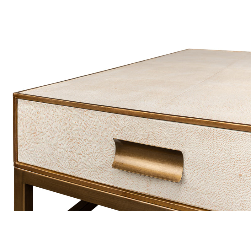 Gideon Shagreen Square Coffee Table