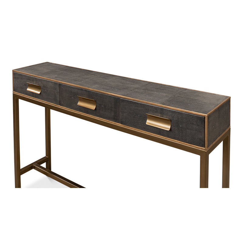 Gideon Shagreen Console Table