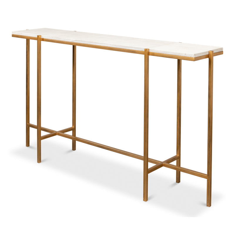 Shagreen Console Table