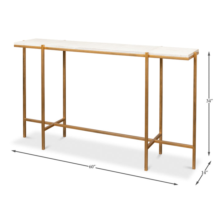Shagreen Console Table