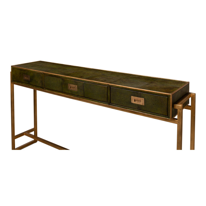 Shagreen Console Table