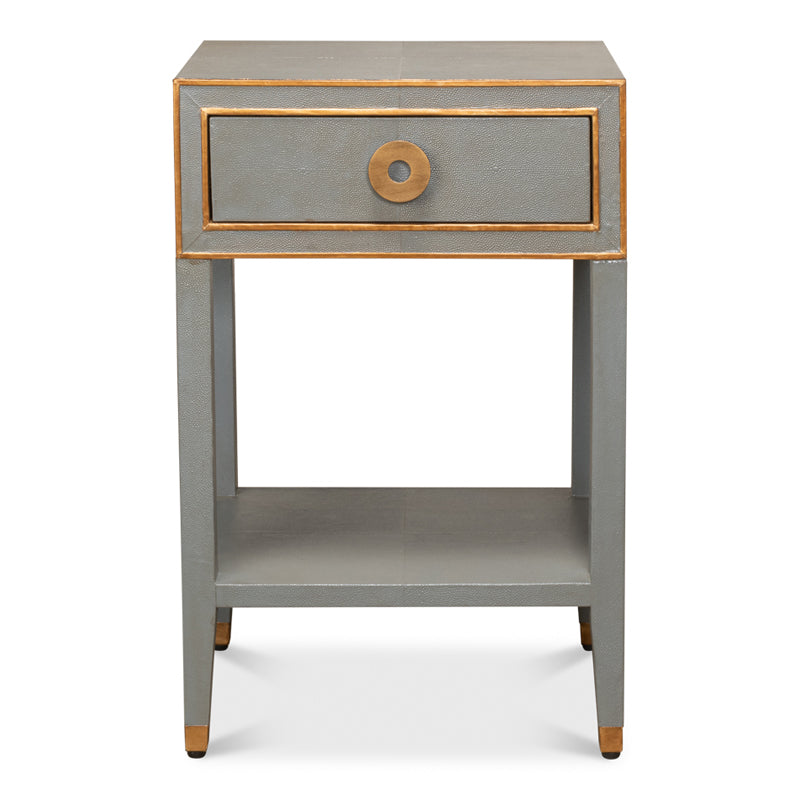 Gabriella Shagreen Nightstand