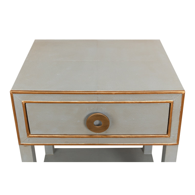 Gabriella Shagreen Nightstand