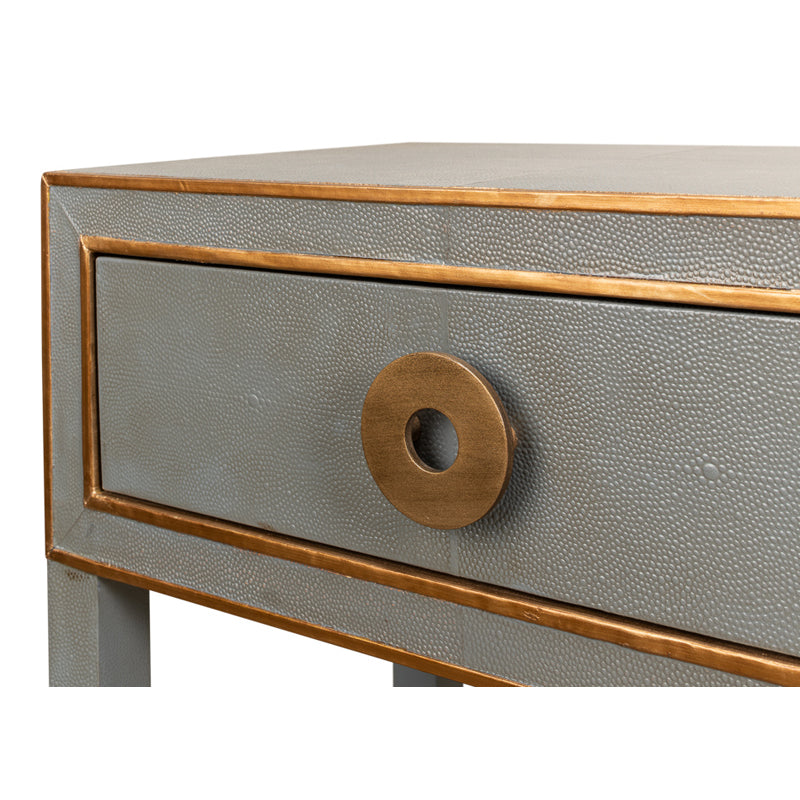 Gabriella Shagreen Nightstand