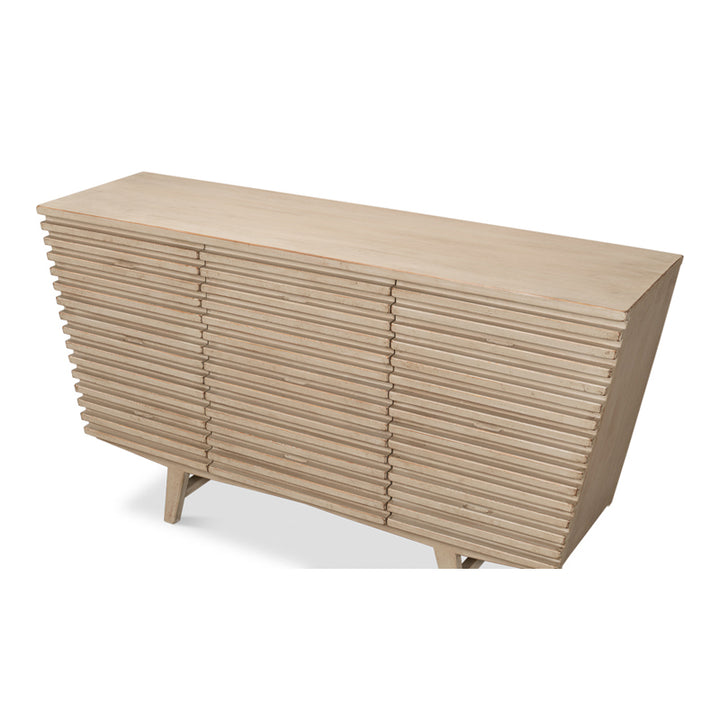 Ribbed 9 Drawer Commode