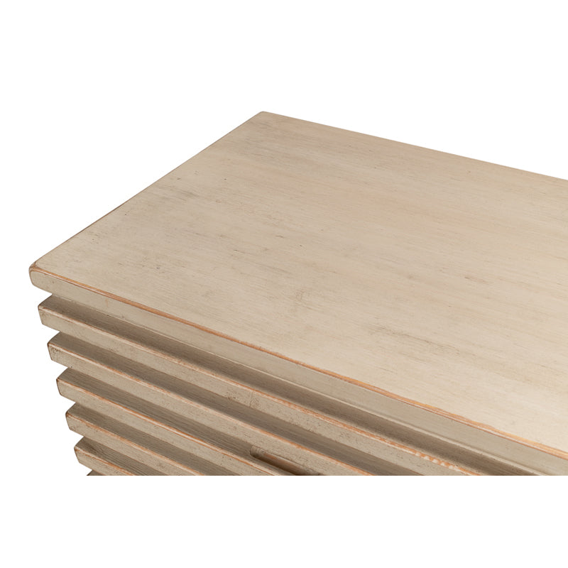 Ribbed 9 Drawer Commode