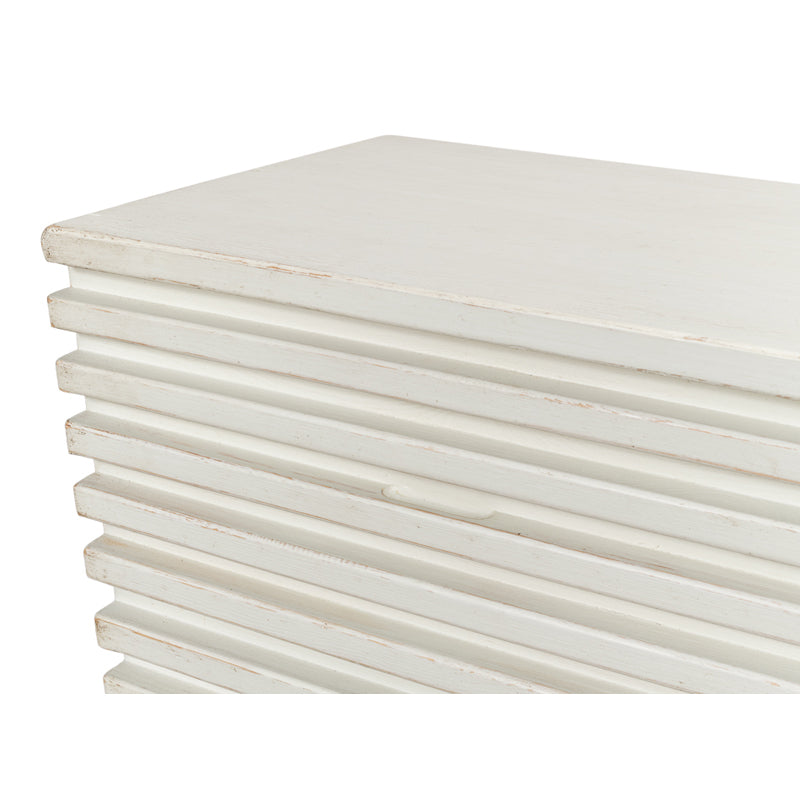 Ribbed 9 Drawer Commode