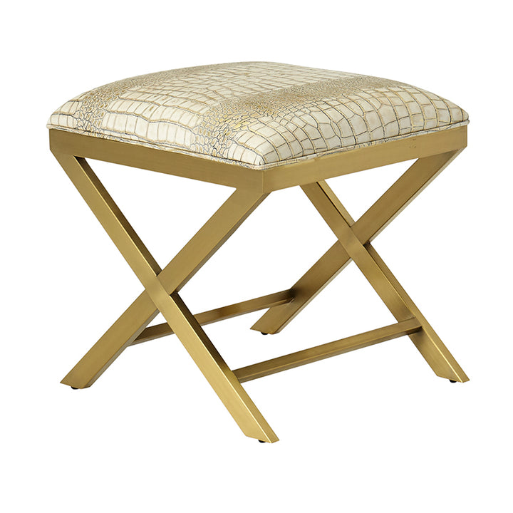 Anya Brass Ottoman