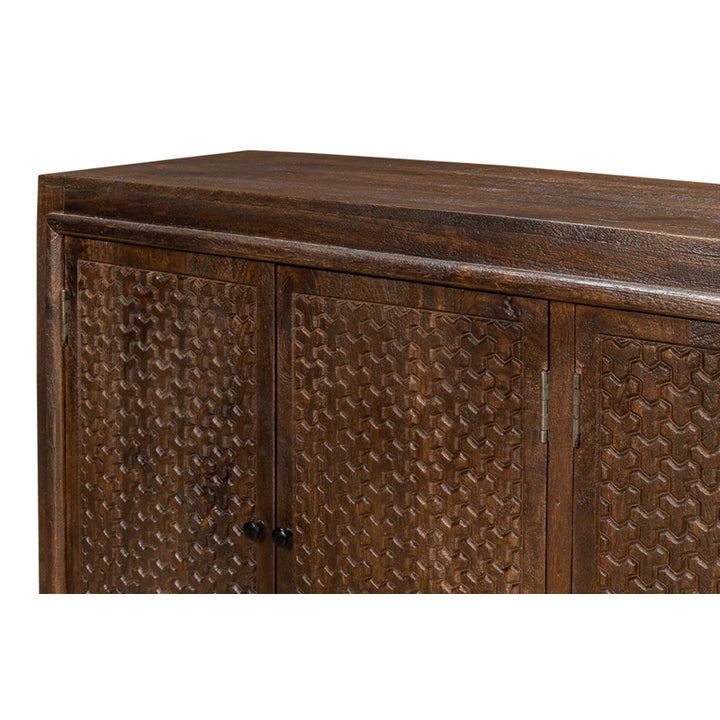 *Battle Chainmail 4 Door Sideboard
