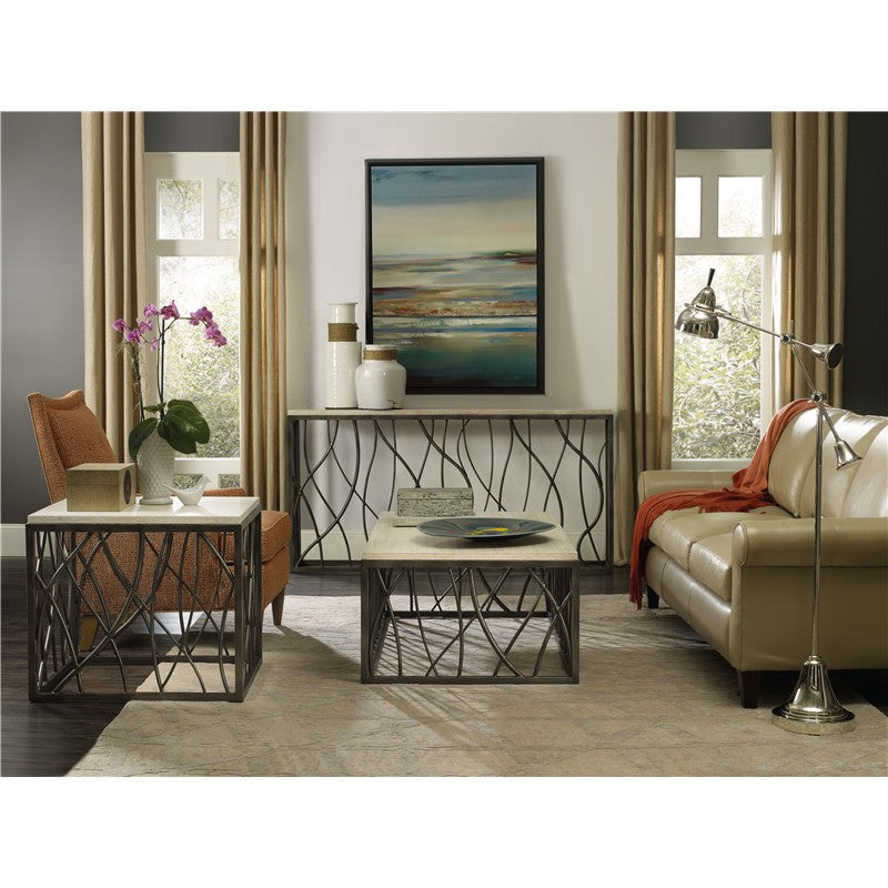 Melange - Console Table - White
