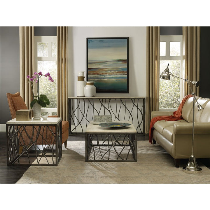 Melange - Console Table - White