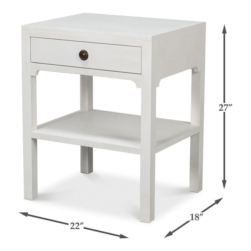 Windy Single Drawer Side Table