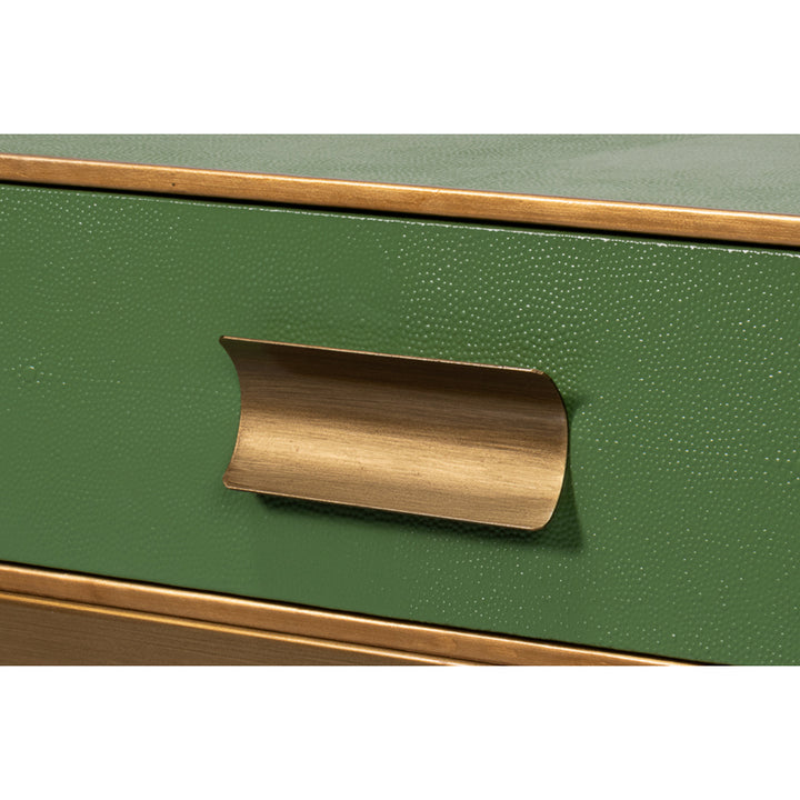 Gideon Shagreen Square Coffee Table