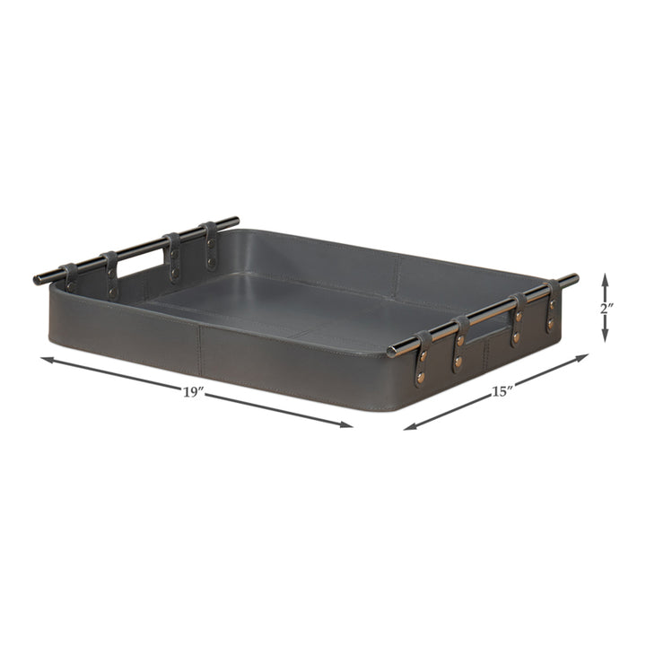 Safari Leather Tray