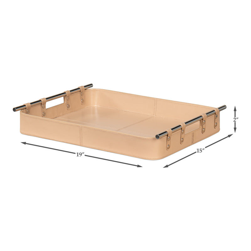 Safari Leather Tray