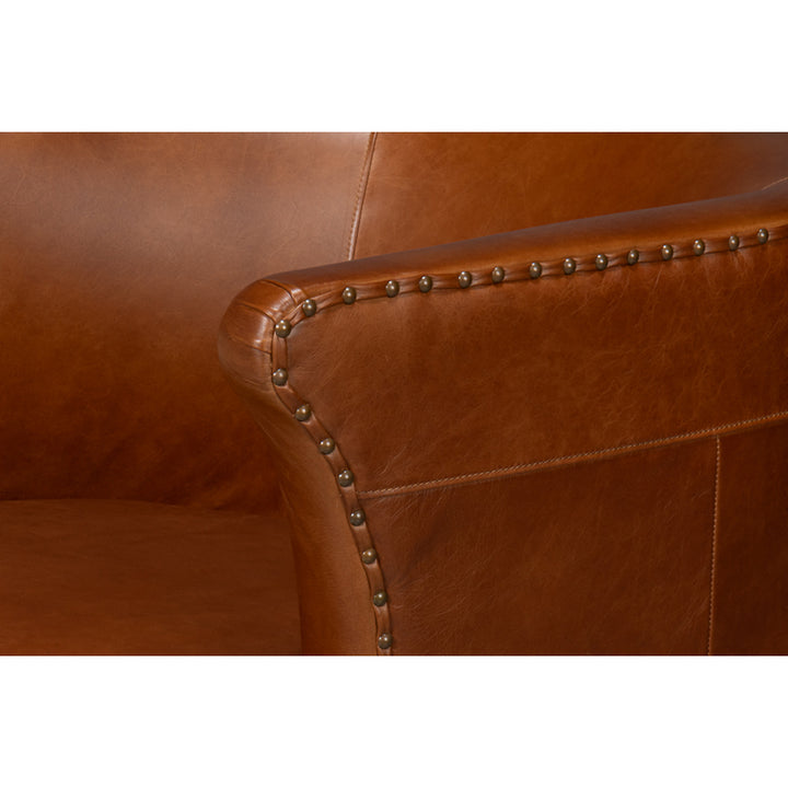 Spencer Distilled Leather Swivel Chair