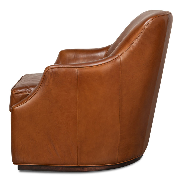 Parrish Distilled Leather Swivel