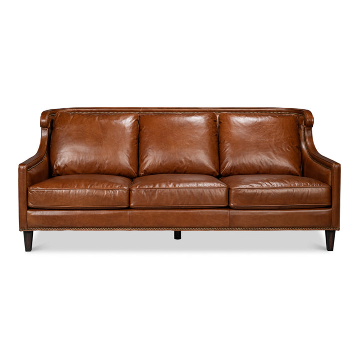 Philipe Distilled Leather Sofa