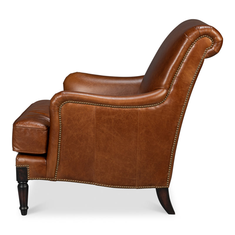Gaston Distilled Leather Chair