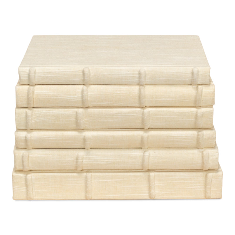 Ecru Linen Books