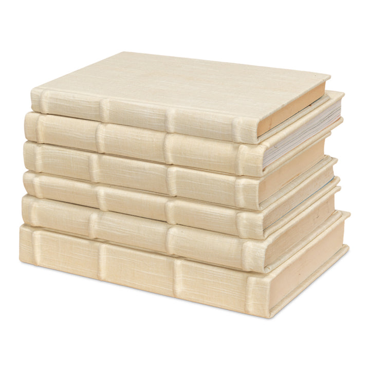 Ecru Linen Books