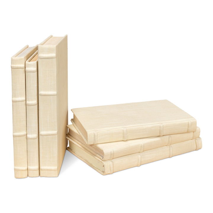 Ecru Linen Books