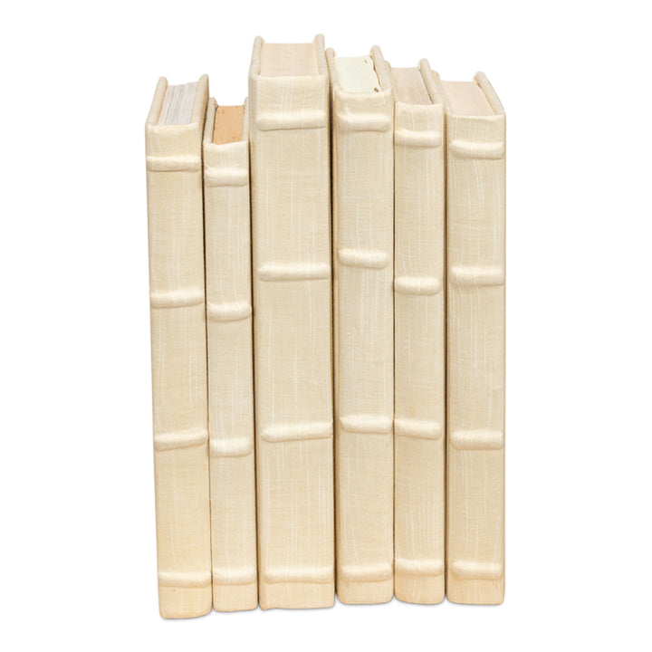 Ecru Linen Books