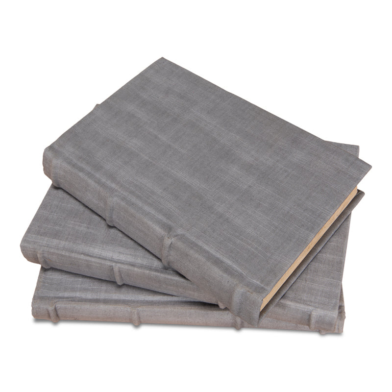 Heather Gray Linen Books