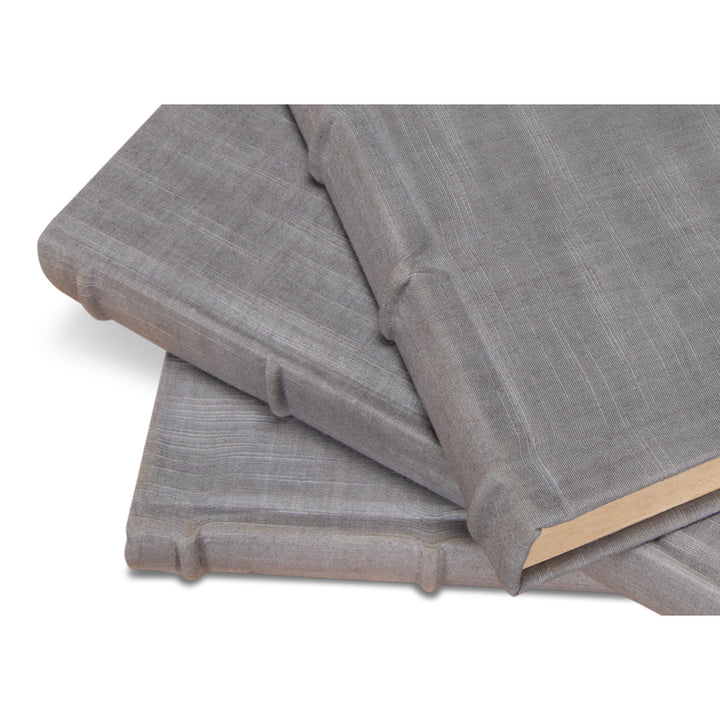 Heather Gray Linen Books