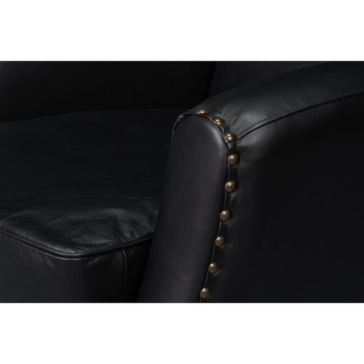 Taft Leather Swivel Chair