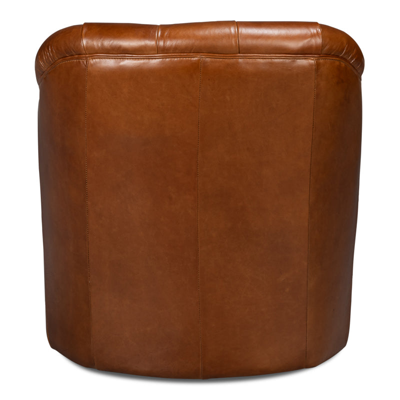 Coolidge Leather Swivel Chair