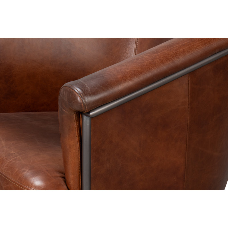Nagel Distilled Leather Chair
