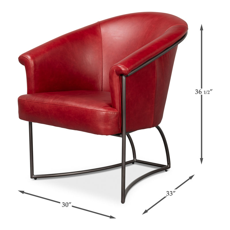 Nagel Distilled Leather Chair