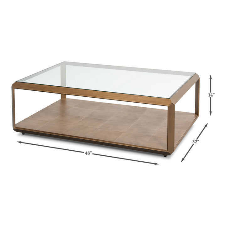 Gilbert Shagreen Cocktail Table