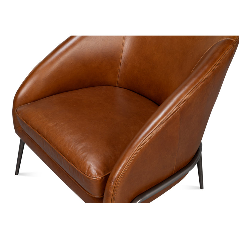 Simmons Leather Chair