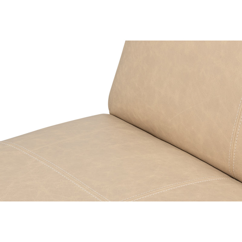 Wylam Leather Chair Cappuccino White