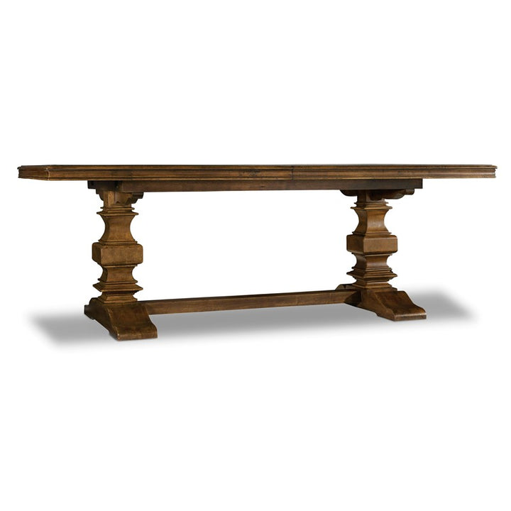 Archivist - Trestle Table With 2-18" Leaves