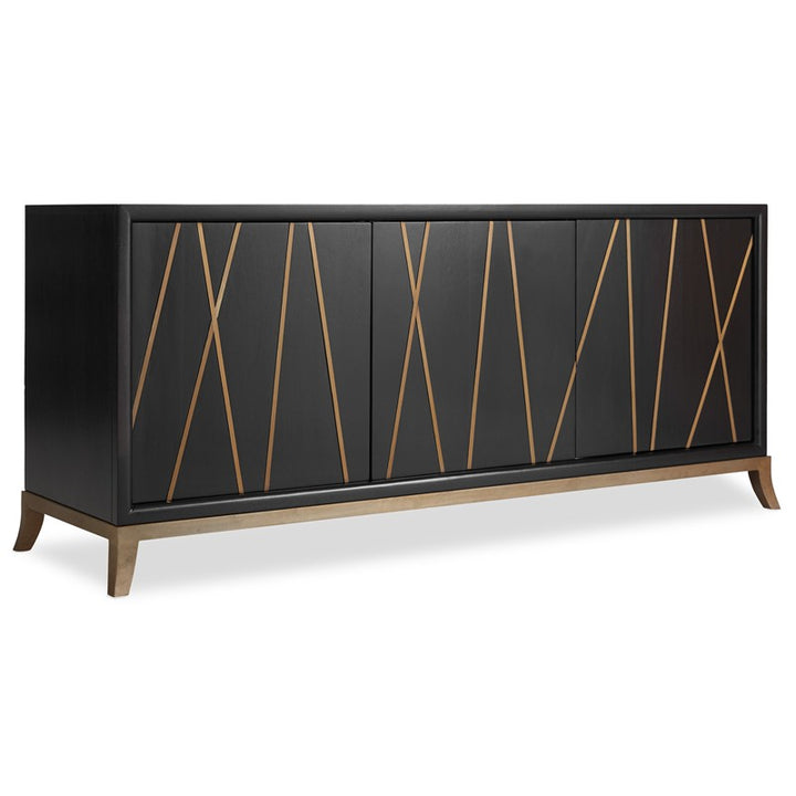 Commerce And Market - 64" Entertainment Console - Black