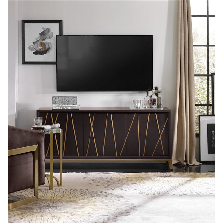 Commerce And Market - 64" Entertainment Console - Black