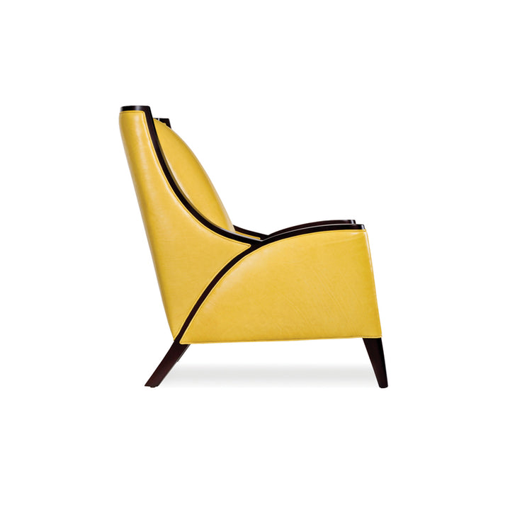 Mood Chair With Wooden Arm Caps