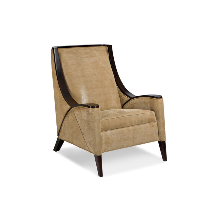 Mood Chair With Wooden Arm Caps