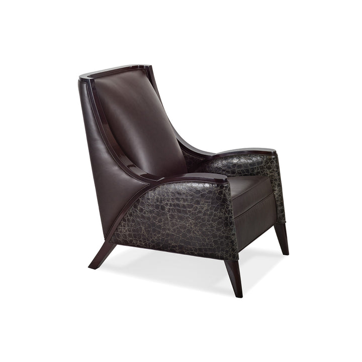 Mood Chair With Wooden Arm Caps