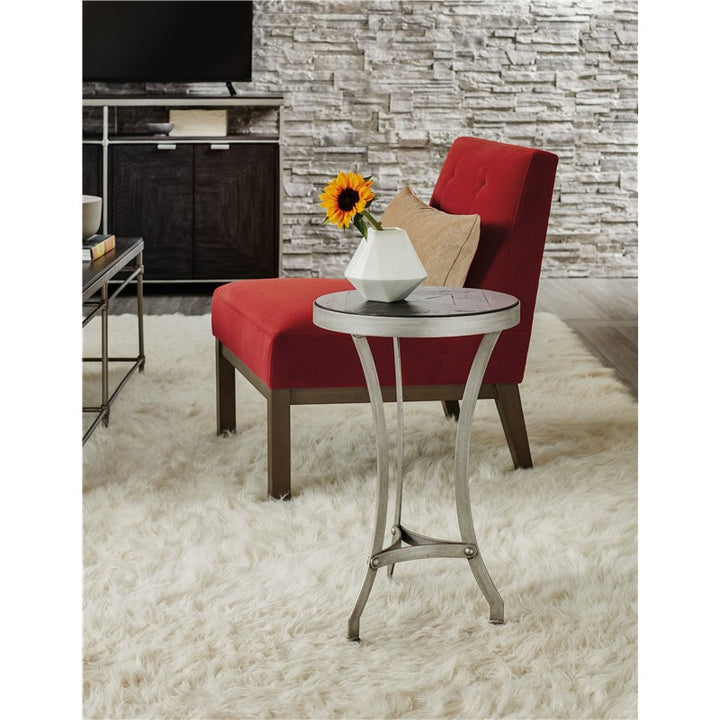 Commerce And Market - Saint Armand Accent Martini Table - Pearl Silver