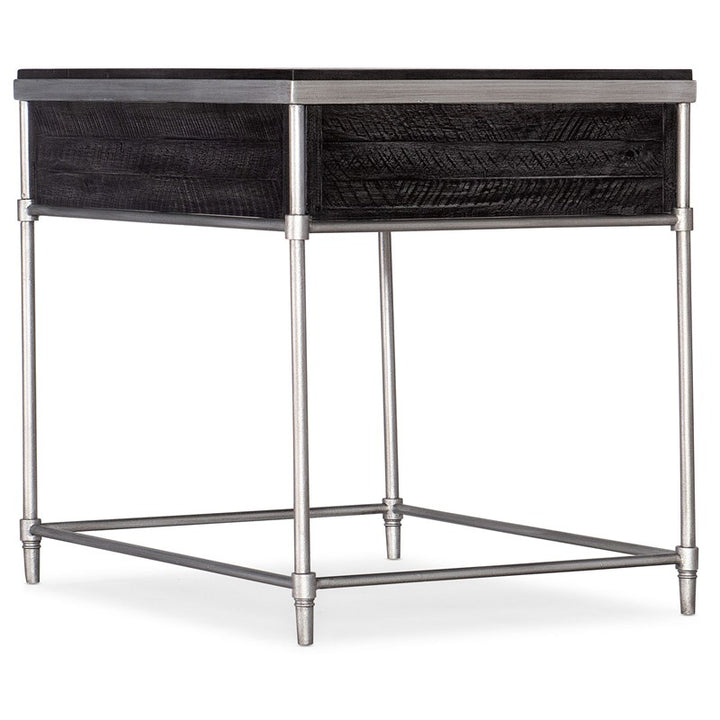 Commerce And Market - Saint Armand Rectangular End Table - Black
