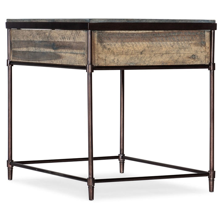 Commerce And Market - Saint Armand Rectangular End Table - Light Brown