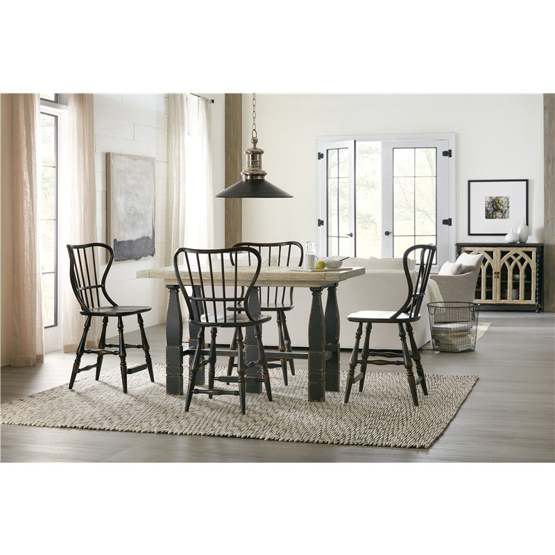 Ciao Bella - Friendship Table - Flaky White / Black